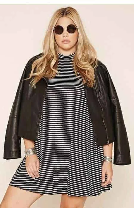 How to wear horizontal stripes as a plus-size lady how to wear stripes fashion tips