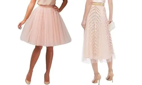 How to wear a tulle skirt plus size without looking fat?