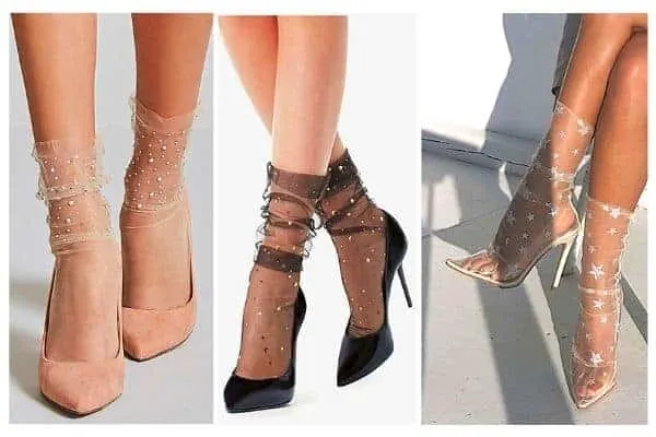 How to wear socks with heels?