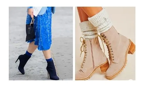 How to wear socks with heels?