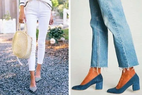 What to wear with denim shoes