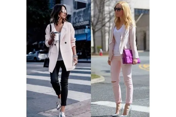 What to wear with silver & metallic heels?