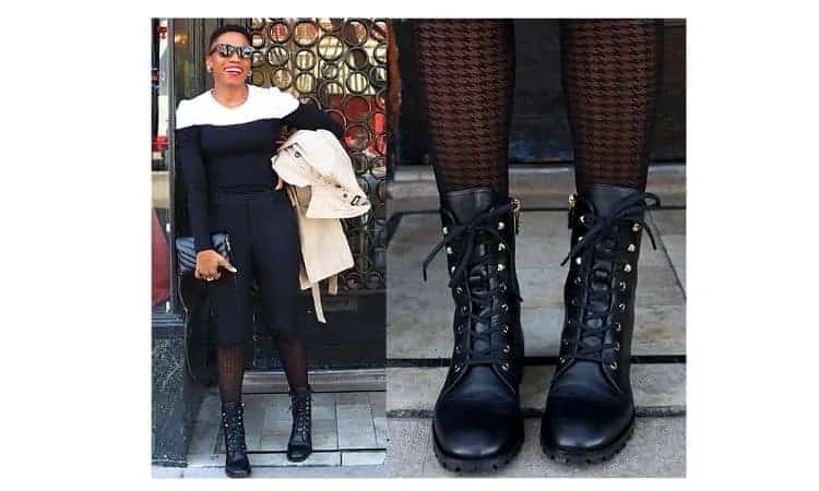 How to wear Bermuda shorts in winter with boots