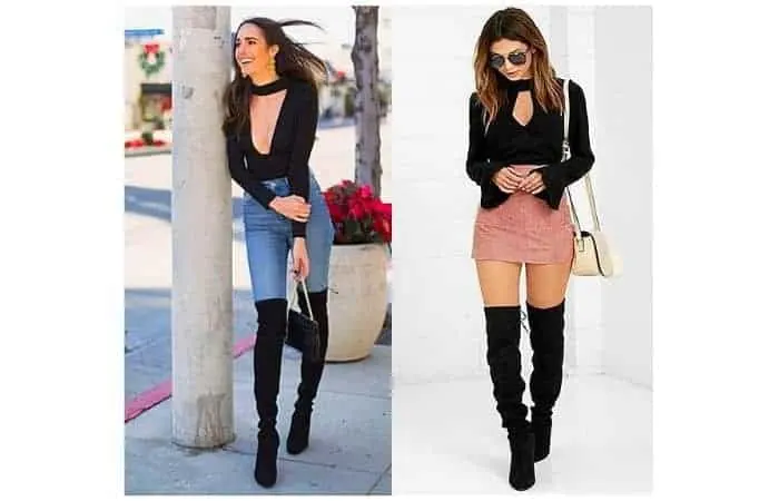 how to wear a choker top