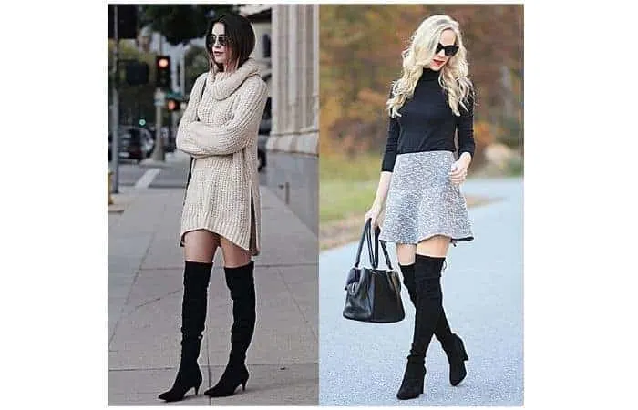 How to wear kitten heels boots
