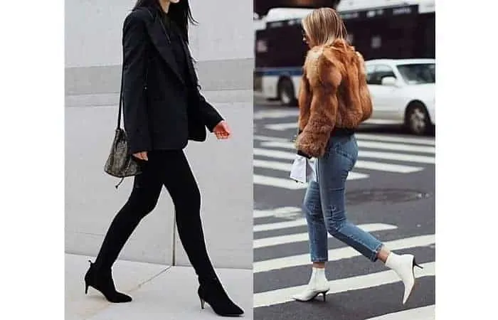 How to wear kitten heels boots