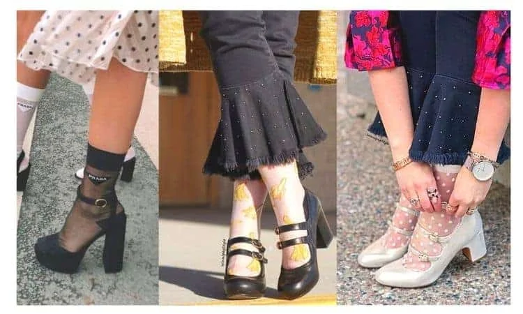 HOW TO WEAR MARY JANES WITH SOCKS?