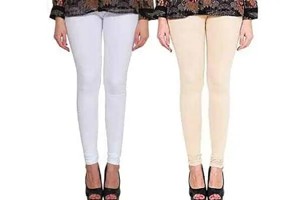 how to dress cream leggings