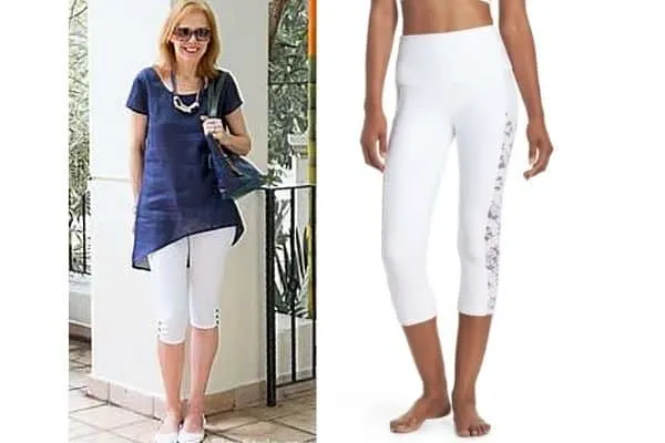 how to wear white leggings