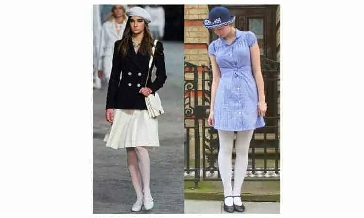 What to wear with white pantyhose