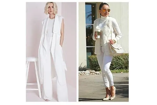 What to wear with a white vest