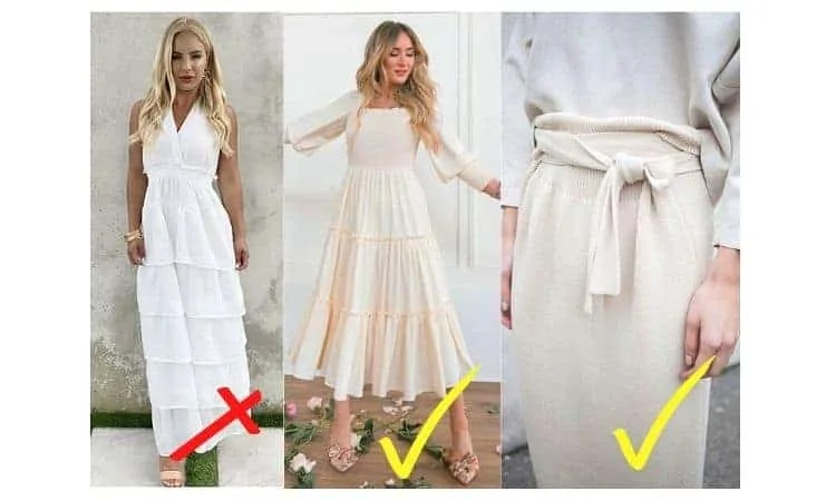 how to dress down a white dress