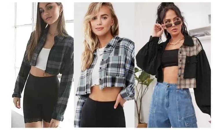 what to wear with cropped button-down shirts