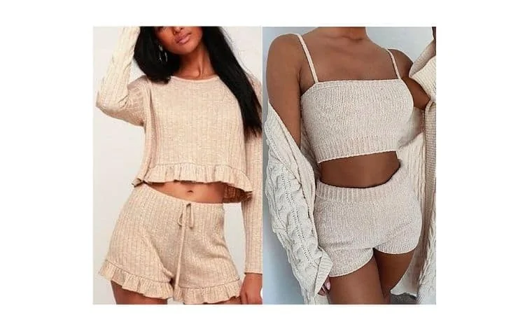 WHAT TO WEAR WITH KNIT SHORTS