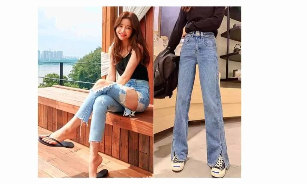 what to wear with light blue pants