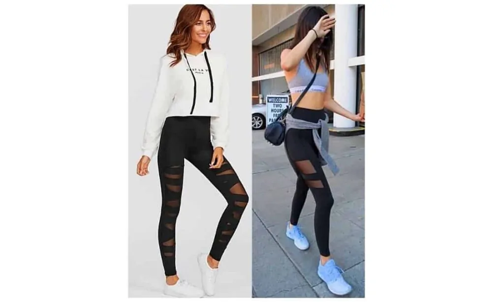 what to wear with mesh leggings and mesh tights