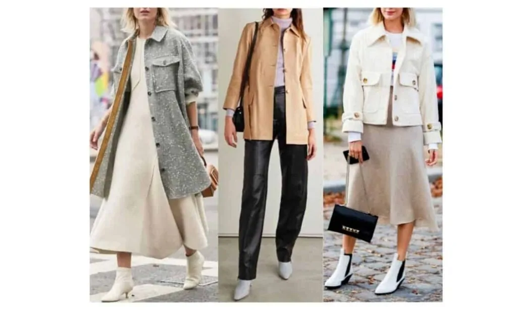 what to wear with shacket