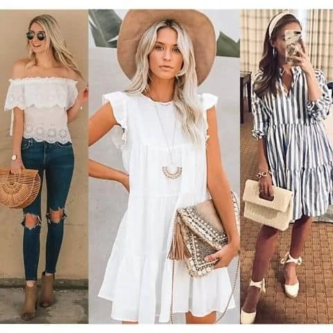 how to wear a clutch bag casually