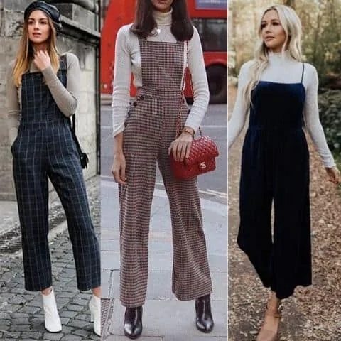 how to wear a long romper or jumpsuit in the winter