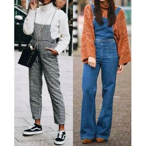 how to wear a long romper or jumpsuit in the winter