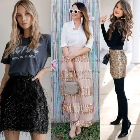 how to wear a sequin dress casually