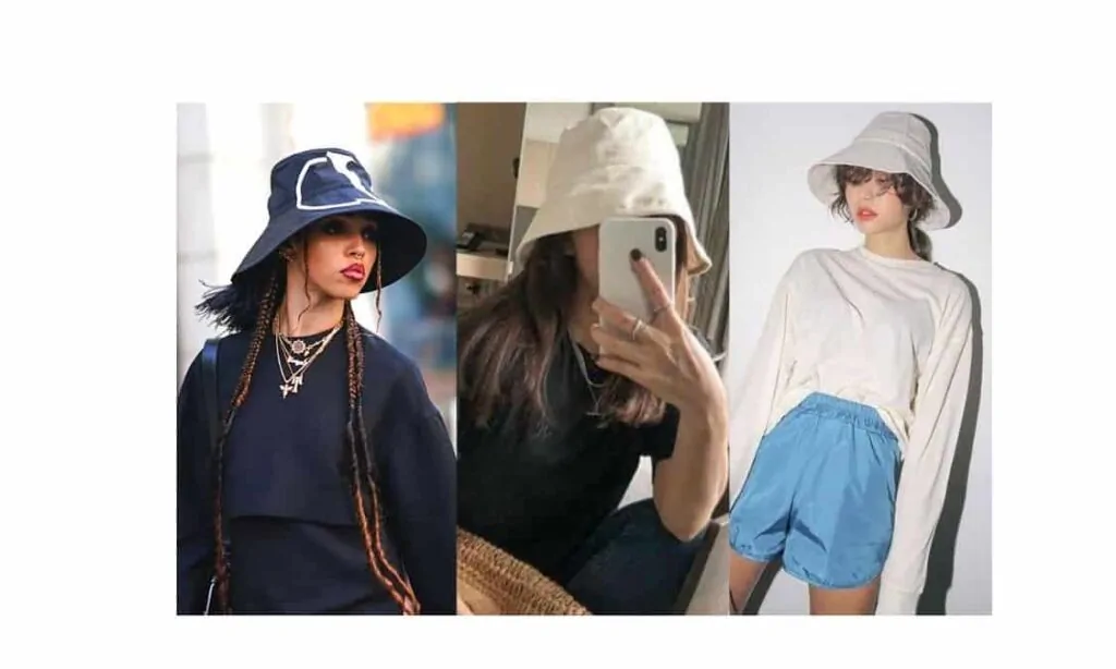 how to wear a bucket hat girl outfit fashion tips