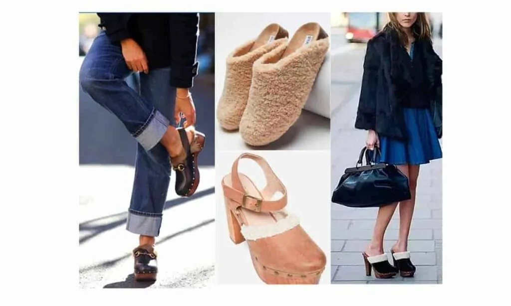 how to wear clogs in winter