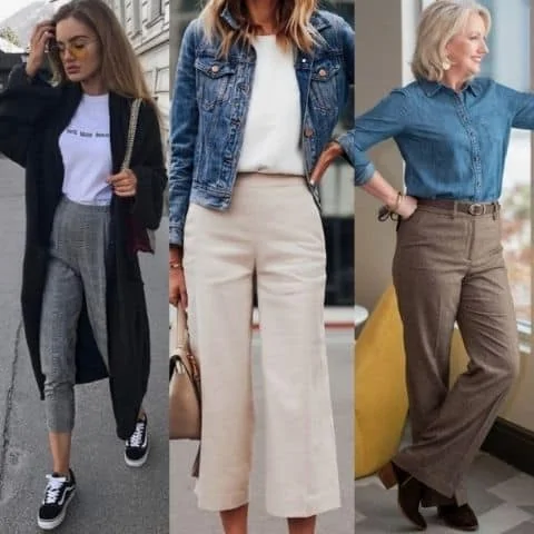 how to wear dress pants casually female