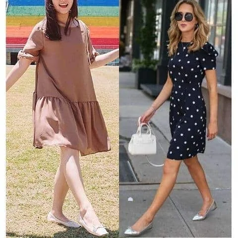 what to wear with ballet flats, ballet shoes, ballerina shoes