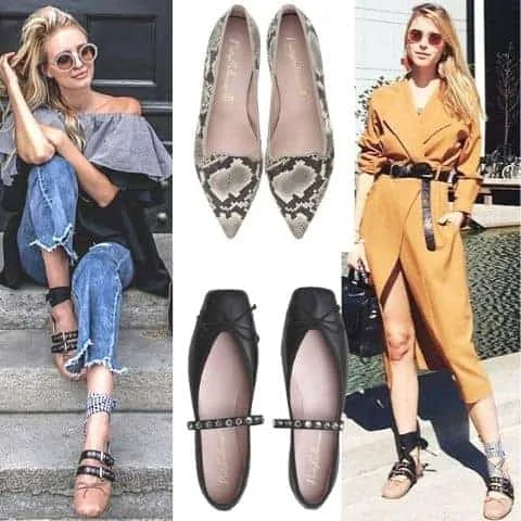 what to wear with ballet flats, ballet shoes, ballerina shoes