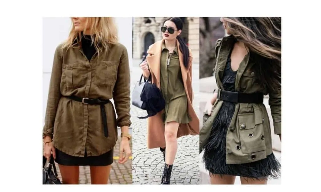 what to wear with a utility dress