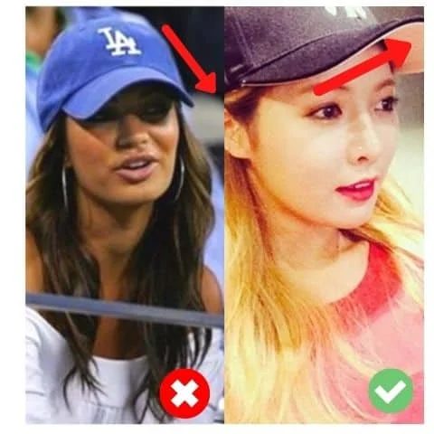 how to wear a baseball cap girl