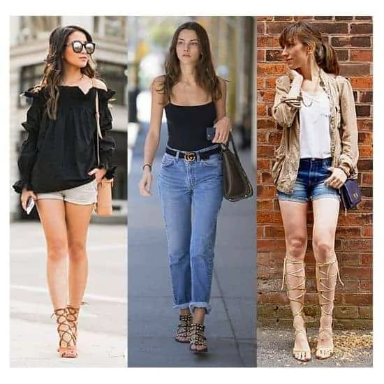 what to wear with gladiator sandals ladies , gladiator outfit tips