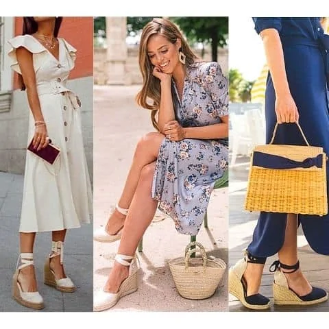 What to wear with wedge sandals