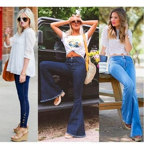 What to wear with wedge sandals