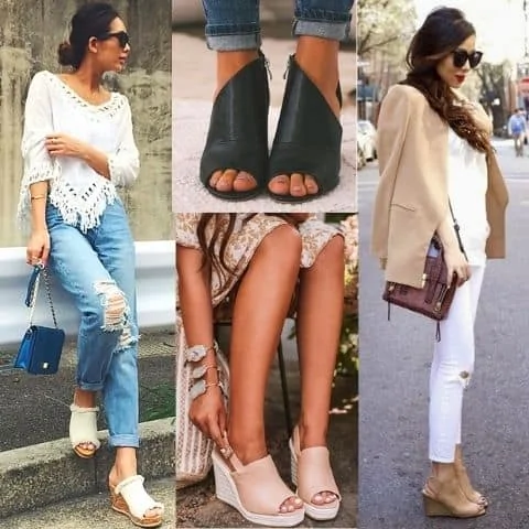 What to wear with wedge sandals