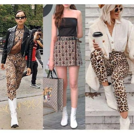 what to wear with white boots ladies street styles