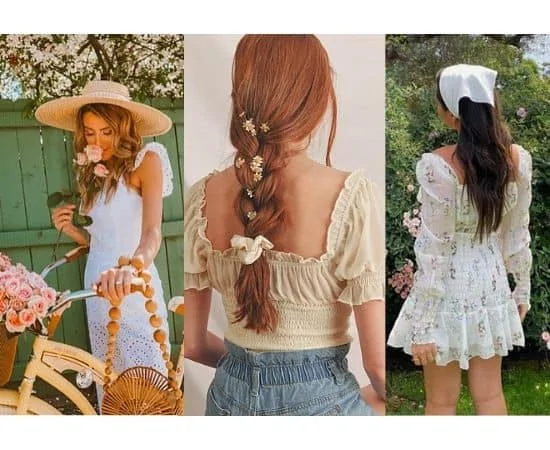 how to dress cottagecore on a budget, how to dress like a farmer girl, farmcore clothing