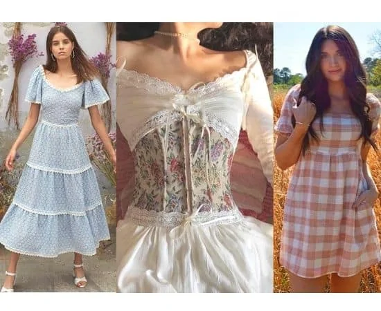 how to dress cottagecore on a budget, how to dress like a farmer girl, farmcore clothing