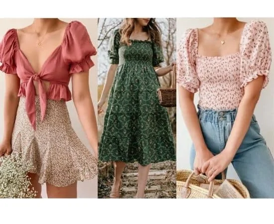 how to dress cottagecore on a budget, how to dress like a farmer girl, farmcore clothing