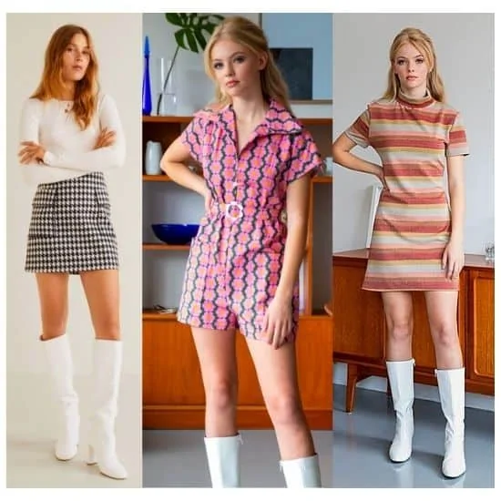 what to wear with gogo boots, gogo boots outfit