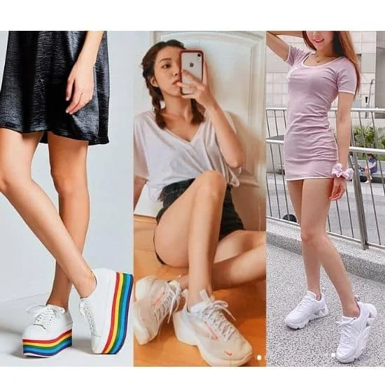 what to wear with platform sneakers ladies, chunky platform sneakers