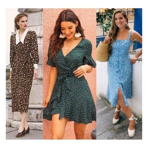 what to wear with a tea dress