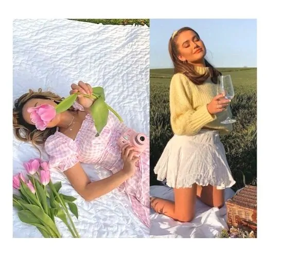 spring picnic outfit idea