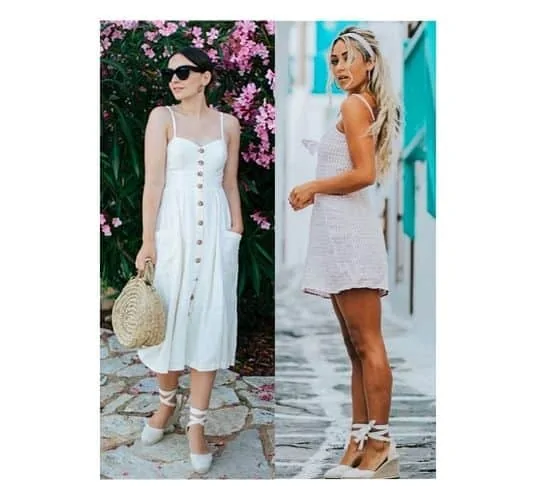 all-white outfit ideas for ladies