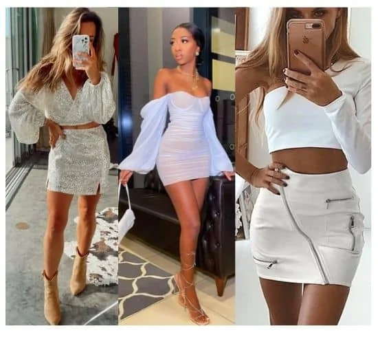 all-white outfit ideas for ladies