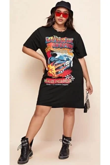 plus size music fest dress