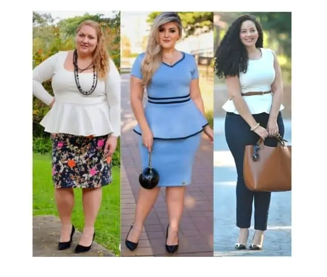 peplum dress plus size christening