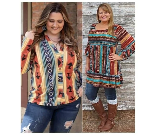 plus size cowgirl outfit ideas, western girl fashion plus size