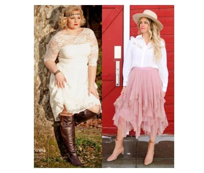 plus size cowgirl outfit ideas, western girl fashion plus size